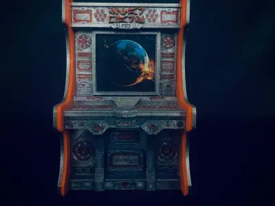 Sci Fi Computer Console 4 3D print model