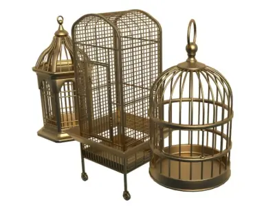 Bird Cage collection 3D model