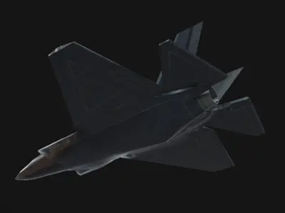 F-35 Jet Low-poly 3D model