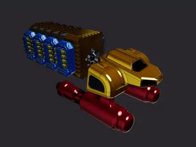 ARN-05 Sci-fi Freight Hauler 3D print model