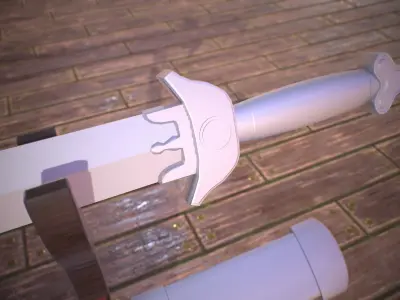 HIE Sword D180208 Low-poly 3D model