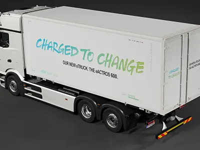  2025 Mercedes-Benz eActros 600 GigaSpace Box Truck 