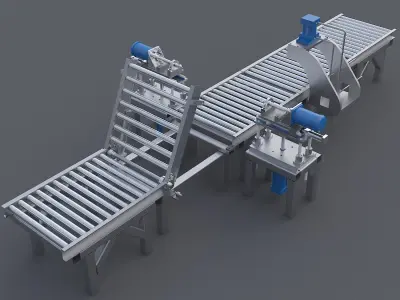 production line 3D model purchase