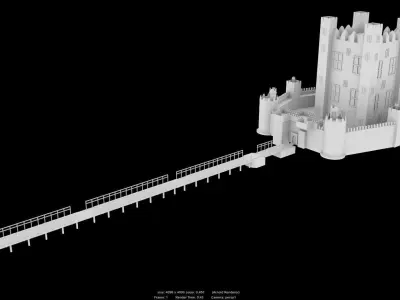 Bodium Castle 3D model