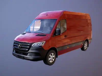 Mercedes Sprinter High Roof 3D model