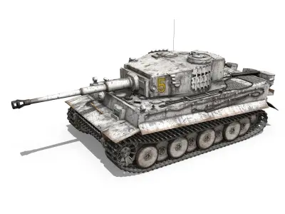 Panzer VI - Tiger - 5 - Early Production 3D model
