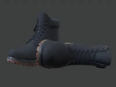 Timberland Premium 6-inches waterproof boots 2 Low-poly 3D model