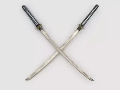 Katana Sword 3D model 3