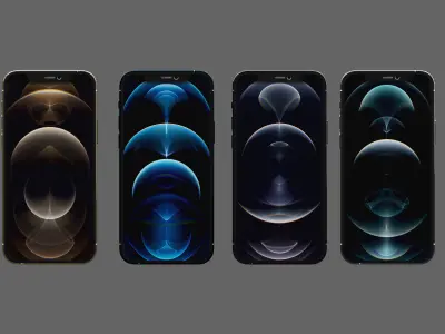 Iphone 12 PRO Modeling Rendering 5COLOR  3D model