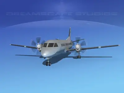 SAAB SF2000 Swedish Air Force 3D model