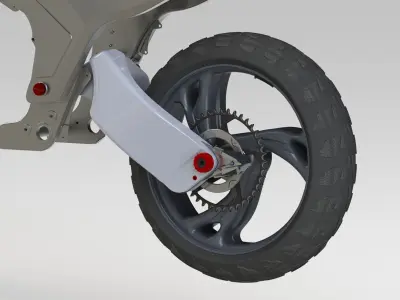 Yamaha TDM 850 Free 3D model