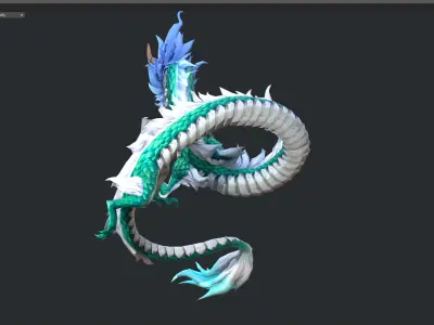 Myth dragon 3D model