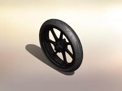 New 17 Front Wheel Free 3D model