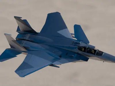McDonnell Douglas F-15 STOL MTD 3D model