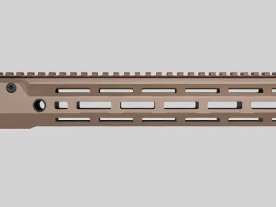 Aero Precision MOD 4 M-LOK M4E1 Pro Handguard Low-poly 3D model