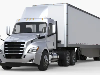 Freightliner Cascadia Day Cab 2017 - Present 3D model