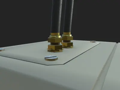 Electrical Enclosure Low-poly 3D model