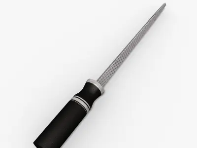 Hand file three sides 3D model