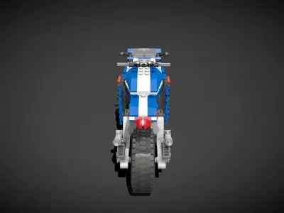 Lego Race Rider 3D model