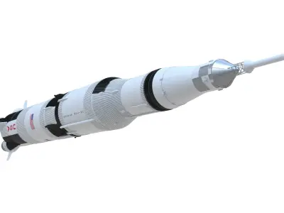Saturn V 3D model