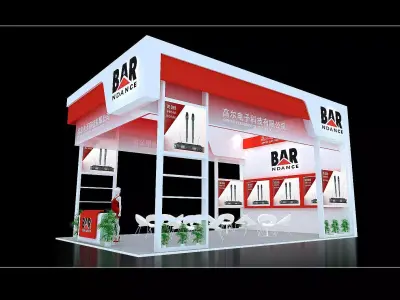 Exhibition - Area - 9X6-3DMAX2009-072 3D model