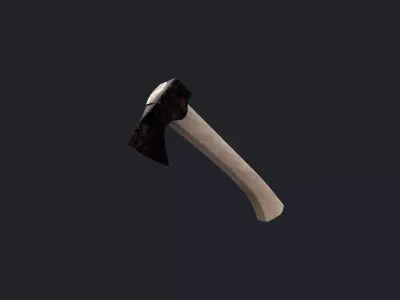 Rusted Axe  3D model