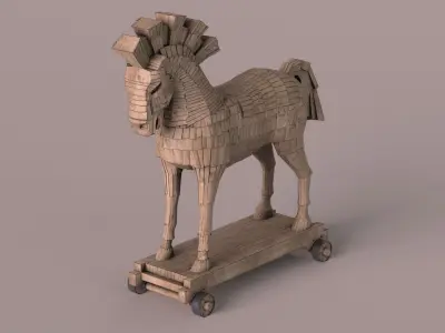 Trojan Horse 3D model get