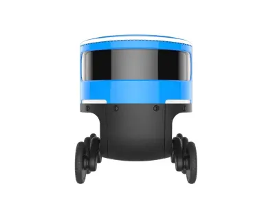 Delivery Robot Blue 3D model