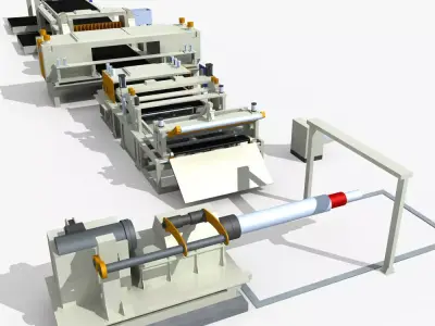 Cutting line Equipment 3D model