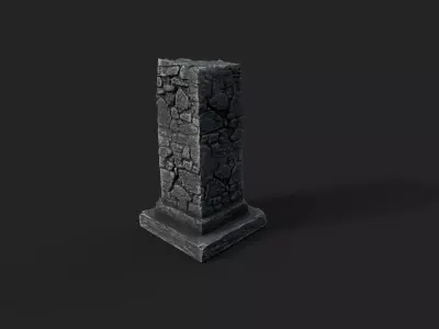 Old Ruin 7 Low-poly 3D model