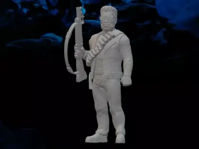 Terminator Cartoon Uncle Bob 3D print model
