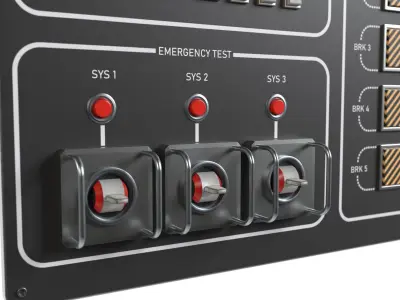 Small Control Panel 1 3D model