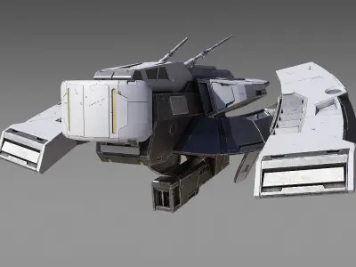 Drone spaceship 3D model purchase