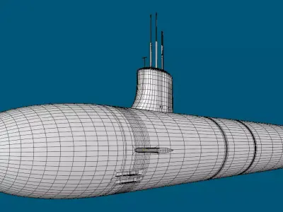 SSK-01 BRP Bakunawa 3D model