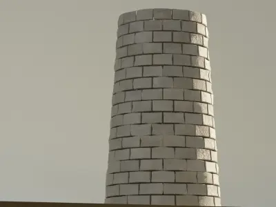 Stone Tower 3D model buy
