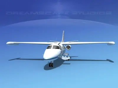 Dreamscape AT-48 Jet Executive V09 3D model