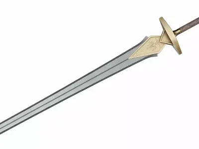 Longsword 3D model purchase
