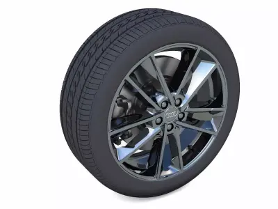 Audi S8 Rim 3D Model  Low-poly 3D model