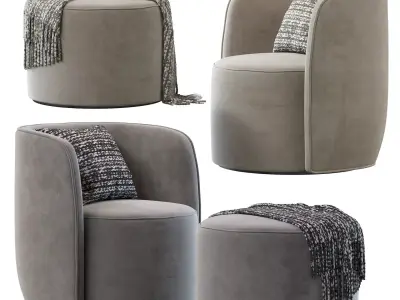 Armchair Ditre Italia Chloe 3D model