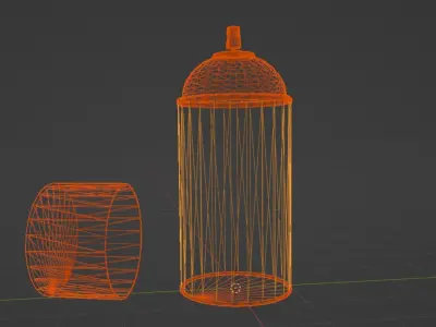 Custom Low Poly Aerosol Can Low-poly 3D model