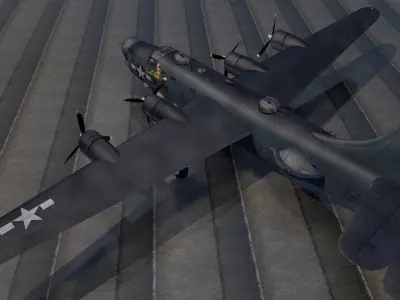 consolidated PB4Y-2 Privateer 3D model by chipbasschao