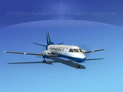 SAAB SF340 Sprint Charter 3D model
