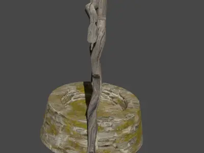Well for games Low-poly 3D model