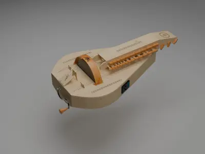 Hurdy Gurdy 3D model