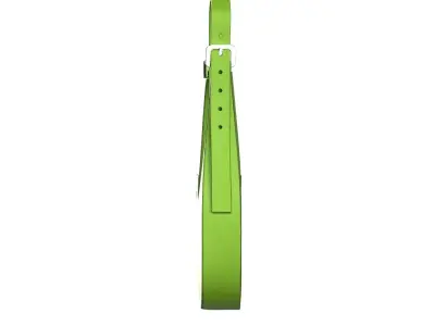 Yellowish green Leather Shoulder Bag 3D model