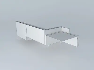 Aquaponico system 09 Aquaponics Beira Mar 1 Tank 1 IBC 2 tabl... 3D model