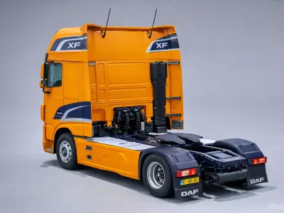  Low-Poly truck Low-poly 3D model