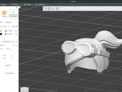 Custom3Dprint Minifigure Accessory - Minifigure Hair S2 - 077 3D print model