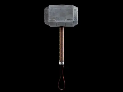 Mjolnir - Thor Hammer 3D model