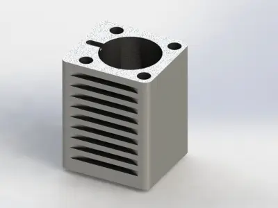 cylinder body 3D model